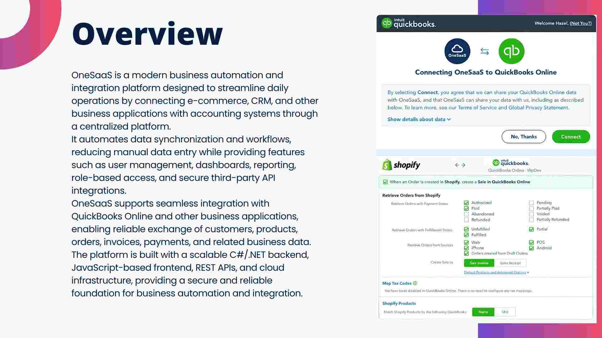 Business Dashboard
