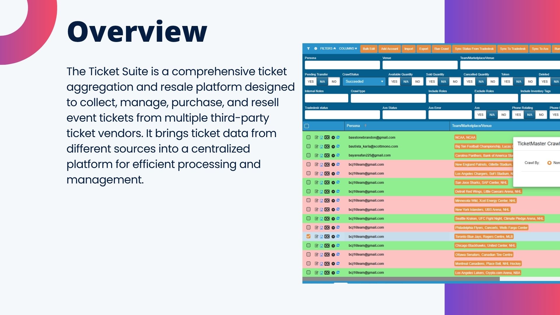 Ticket Suite Platform