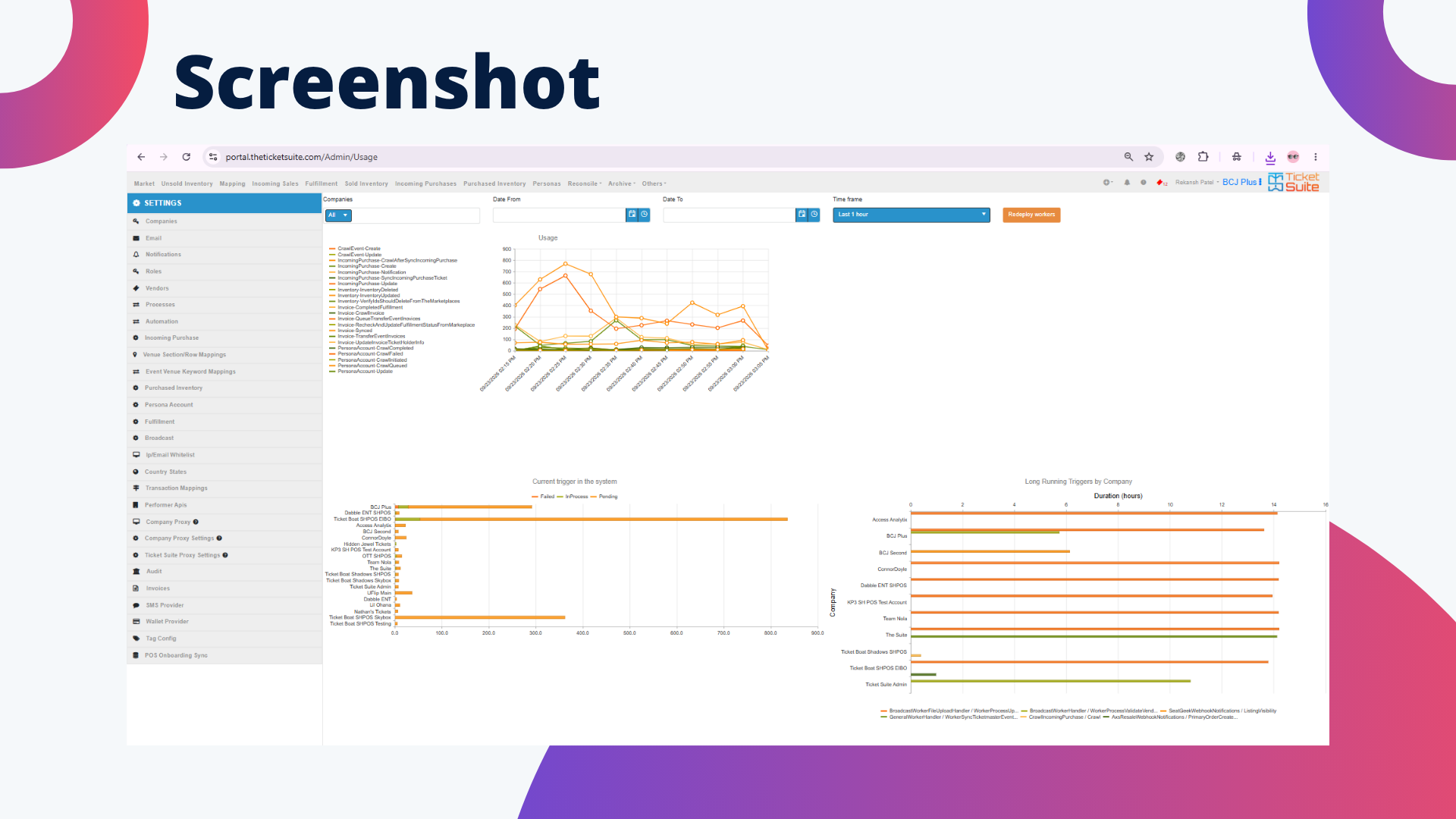 Ticket Vendors Integration
